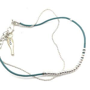 Dainty Leather Teal Chloe + Isabel Green Bracelet - 5349